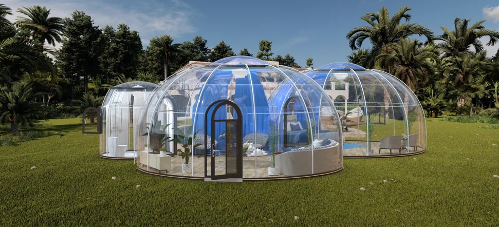 Polycarbonate Sky Capsule Structure
