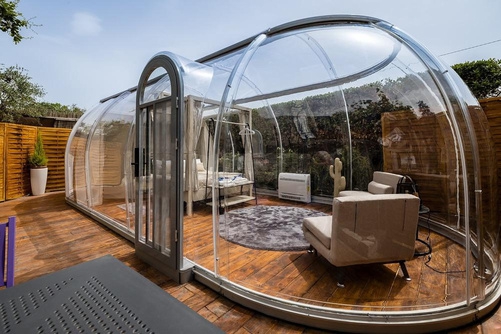 Off-grid rental and hospitality spaces